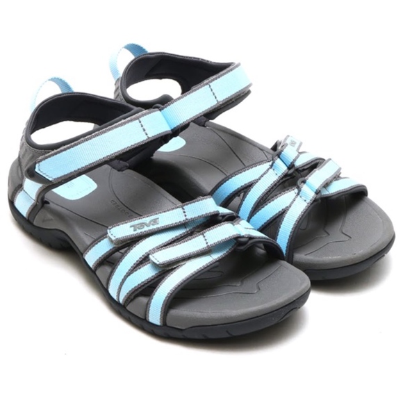 Teva Shoes - TEVA Tirra Sport Sandal in Gray and Light Blue